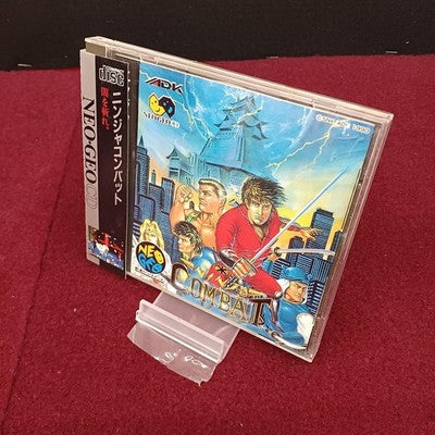 Ninja Combat Neo Geo CD Japan ADK with Manual Action Game CIB
