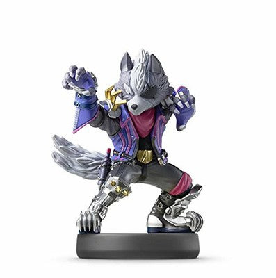 Super Smash Bros Wolf amiibo Collectible Figure Rare Edition