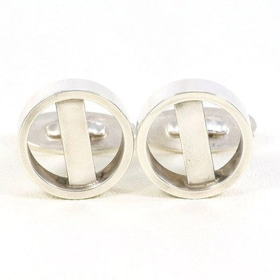 Georg Jensen Sterling Silver Cufflinks 17mm Square 15.1g Danish Design