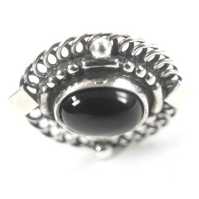 Georg Jensen SV925 Sterling Silver Onyx Cufflinks Model 19B Mens