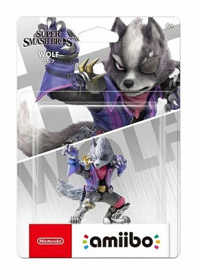Super Smash Bros Wolf amiibo Collectible Figure Rare Edition