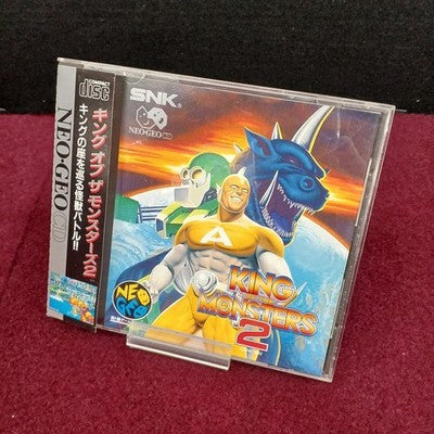 King of the Monsters 2 Neo Geo CD Japan SNK with Manual Action Game CIB
