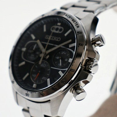 Seiko 8T63-02S0 Fast X Limited 2000 Quartz Chronograph Watch Black Dial 100m