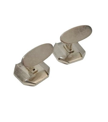 Georg Jensen Onyx SV925 Sterling Silver Mens Cufflinks No Box No Papers
