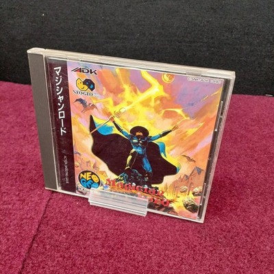 Magician Lord Neo Geo CD Japan ADK with Manual Action Game CIB