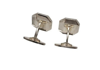 Georg Jensen Onyx SV925 Sterling Silver Mens Cufflinks No Box No Papers