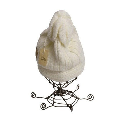 Vivienne Westwood Off White Alpaca Blend Knit Cap Orb Patch