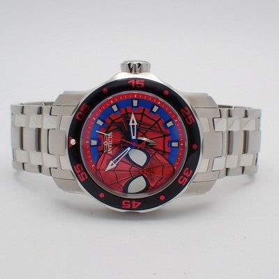 Invicta 32418 Spider-Man Limited 4000 Quartz Watch Box 48mm 100m Bracelet