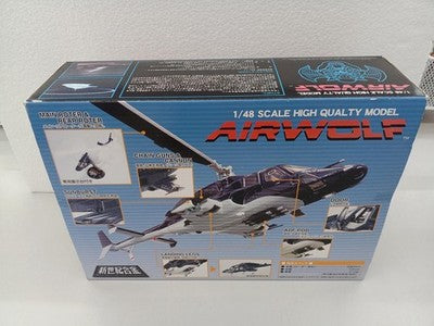 Aoshima Shin Seiki Gokin AIRWOLF Diecast Collectible 15+