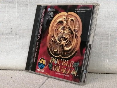 Double Dragon Neo Geo CD Japan Technos with Manual Fighting Game CIB