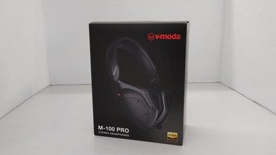 V-MODA M-100 PRO Over-Ear Headphones 50mm Driver Black Box