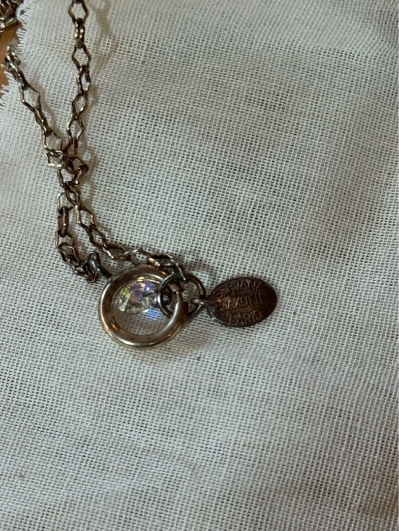 Servane Gaxotte Rabbit Doll Pendant Necklace Tag Card Pouch
